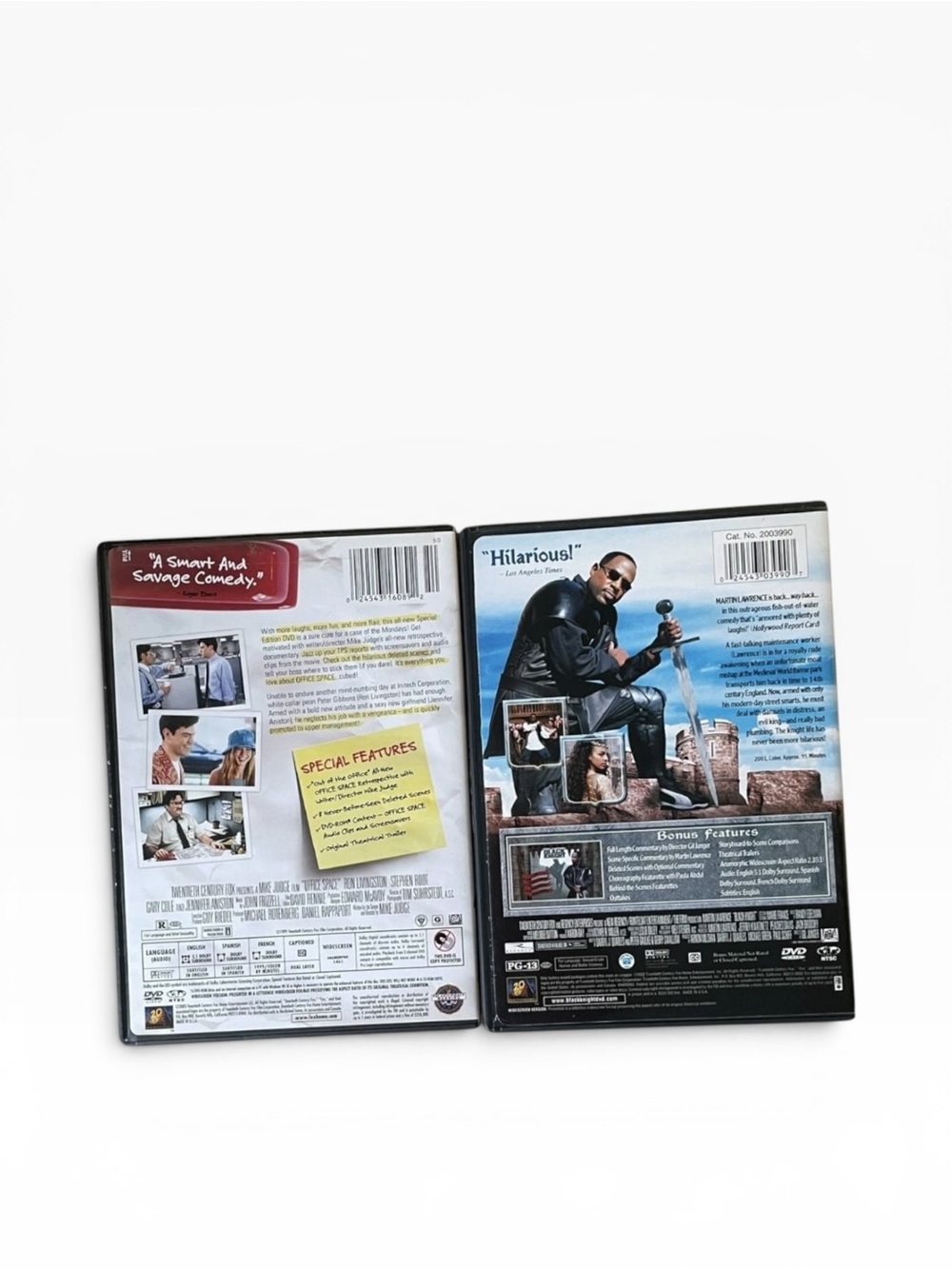 Office Space & Black Knight DVD Lot | Y2K - Picture 2 of 4